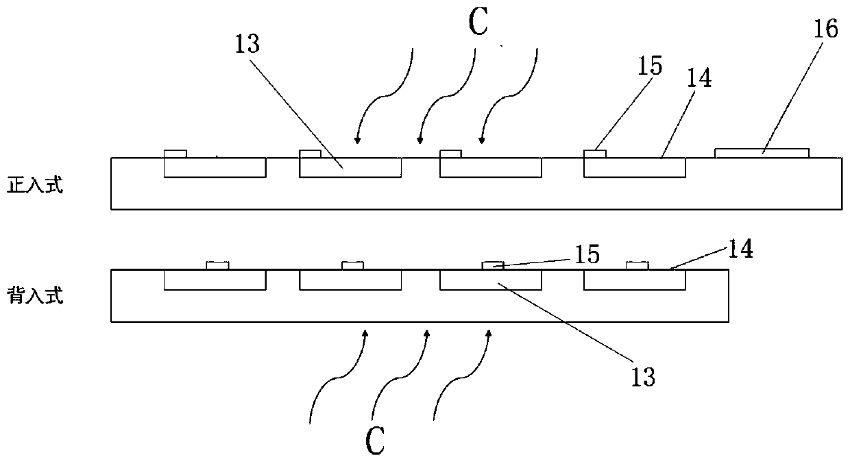 X-ray detector structure and working method thereof