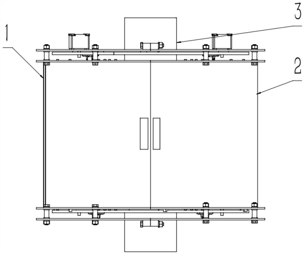 Visual cable detection device with adjustable detection space closed shooting distance