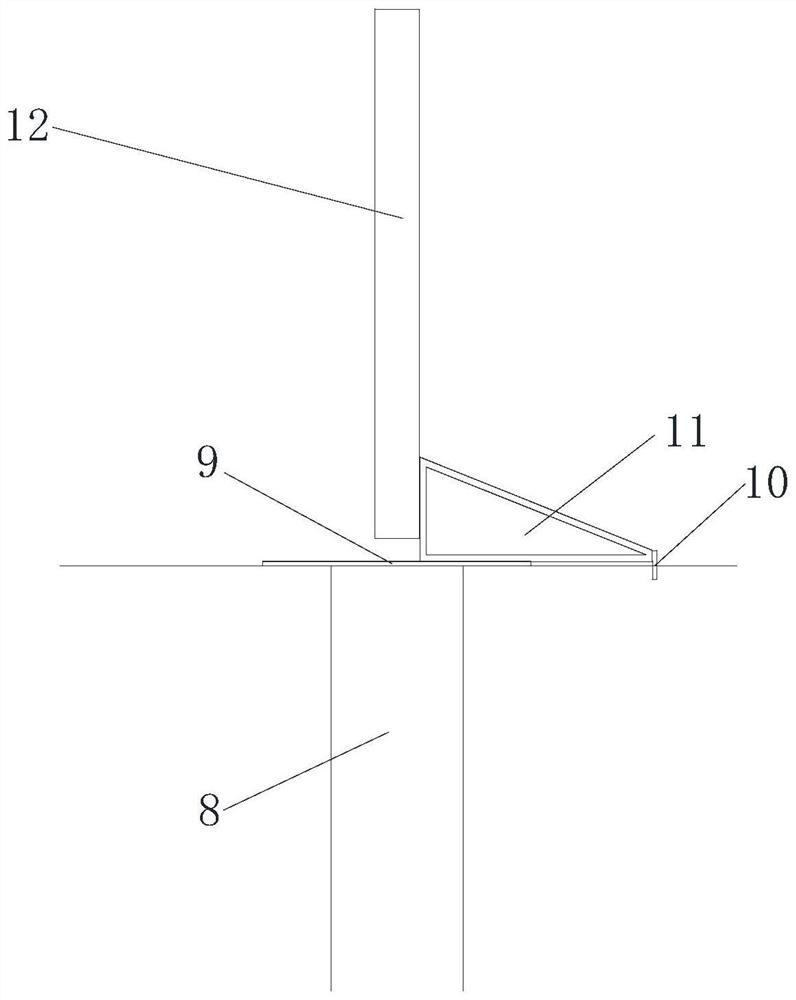 Construction method of enclosure system shared by cast-in-place pipe gallery and box type tunnel