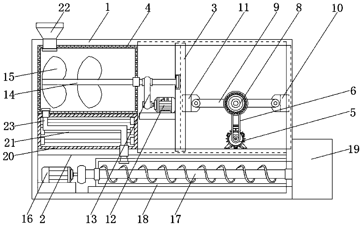 An extruder for uniform extrusion of cables