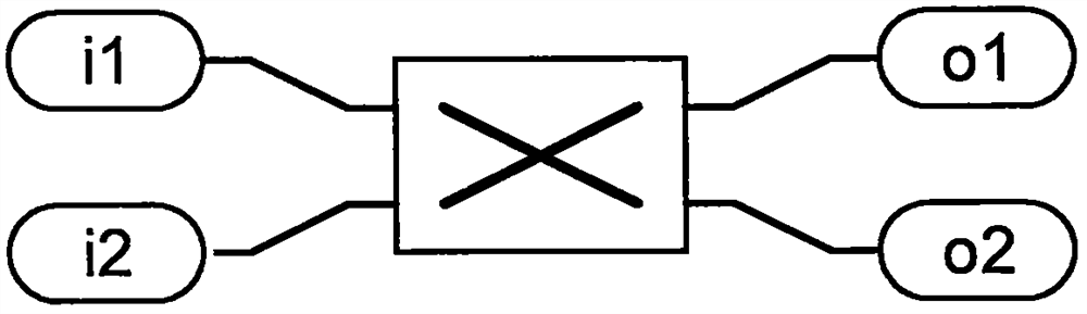 An n×n optical switch matrix capable of suppressing crosstalk and its signal transmission method