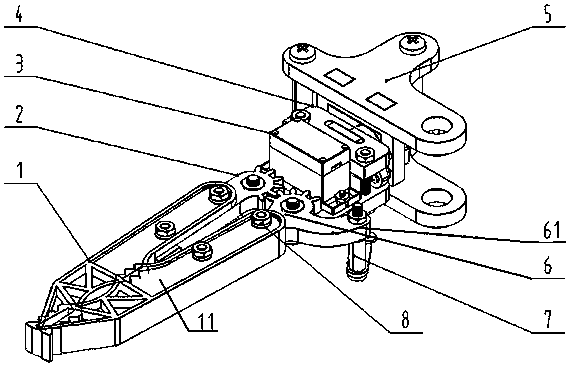 Automatic clamping device