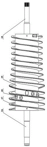 A horizontal screen sedimentation centrifuge