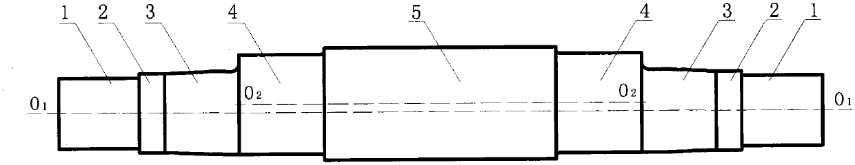 A planar self-balancing eccentric shaft for jaw crushers