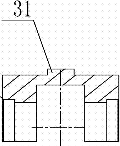 Lever type pneumatic cradle of roving machine