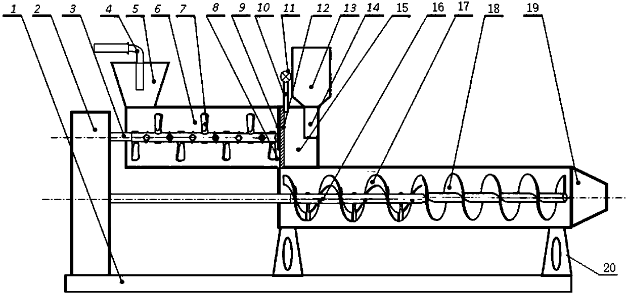 Vacuum agitating device for original-state titanium gypsum slag slurry