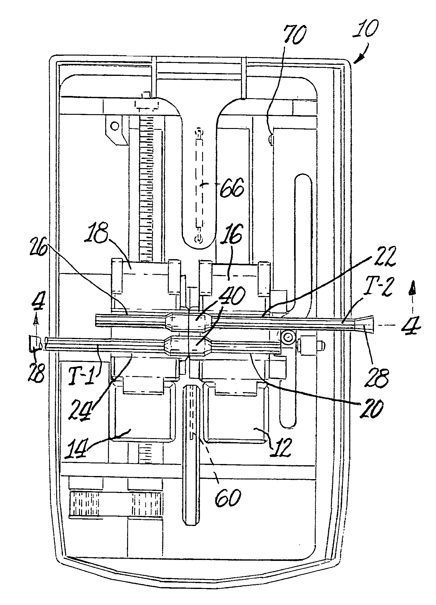 Device for welding plastic tubes