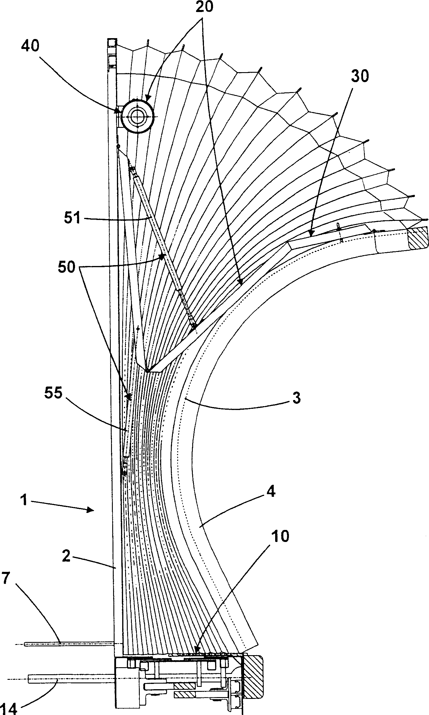 Aircraft boarding bridges and stairs or sealing device for the bridge