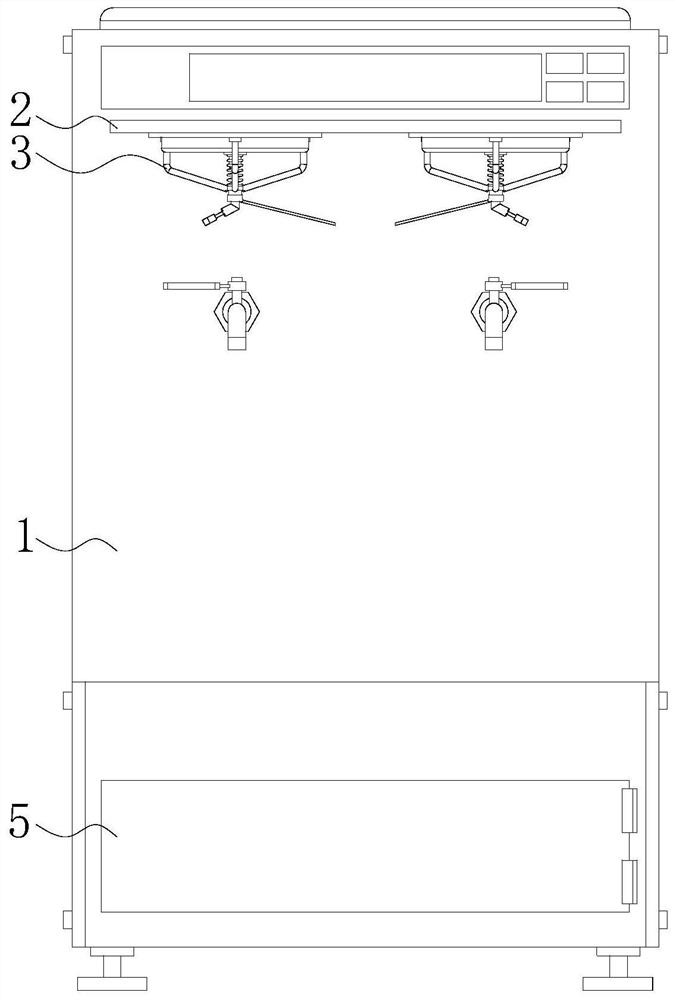 A water boiling machine with protective function for student dormitory buildings