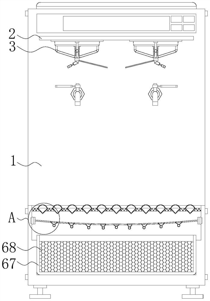 A water boiling machine with protective function for student dormitory buildings