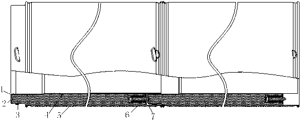 Screwed bolt positioning chimney