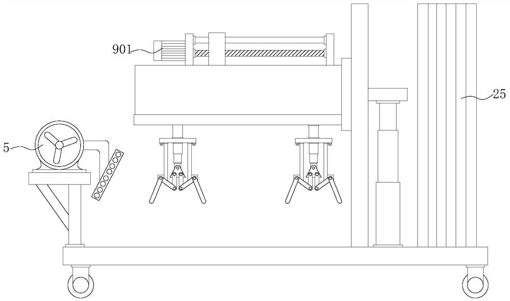 Nursery site stacking device for vegetable planting