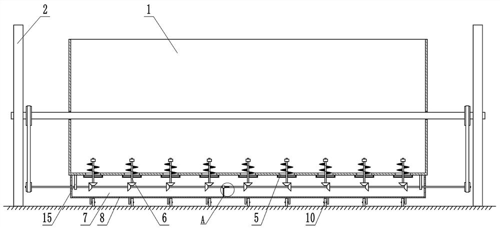 Self-adjusting road surface salt sprinkling device