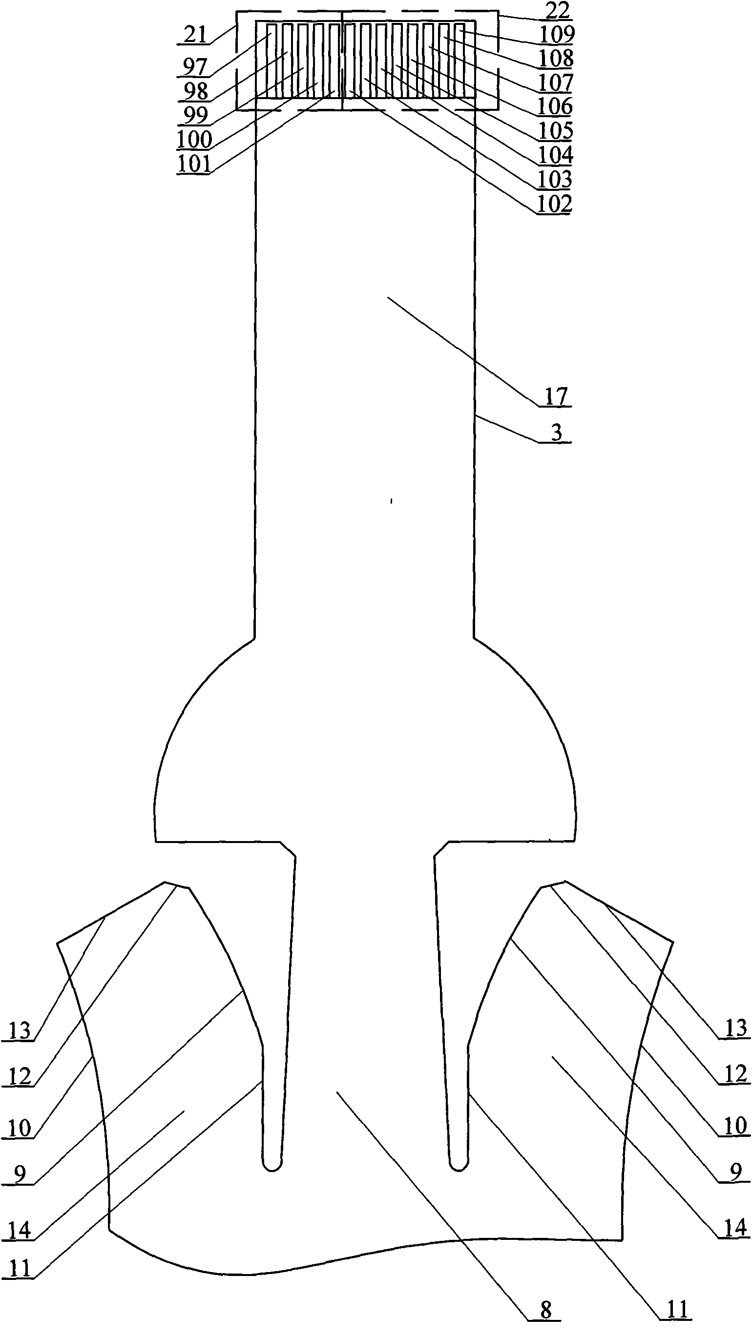 Flexibility touch sensor for flexible finger tips of humanoid robot