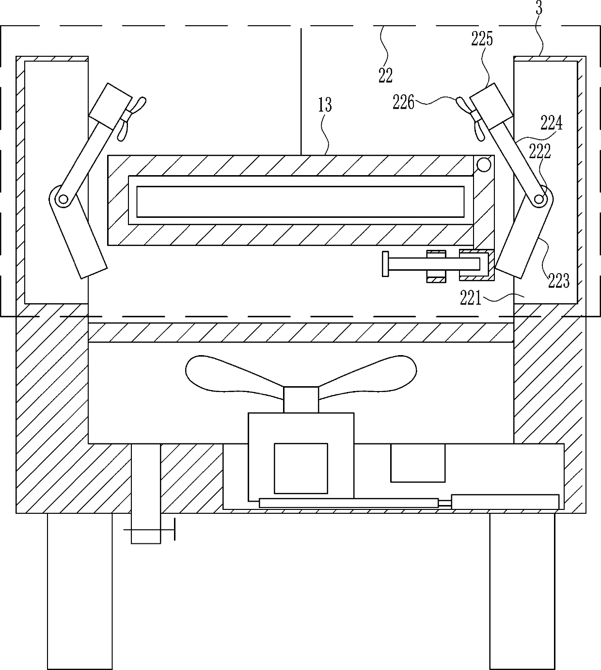 An industrial steel plate surface rapid impregnation degreasing agent equipment