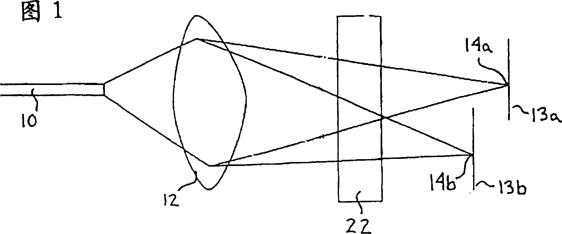 Polarized light rays separating device and combining device