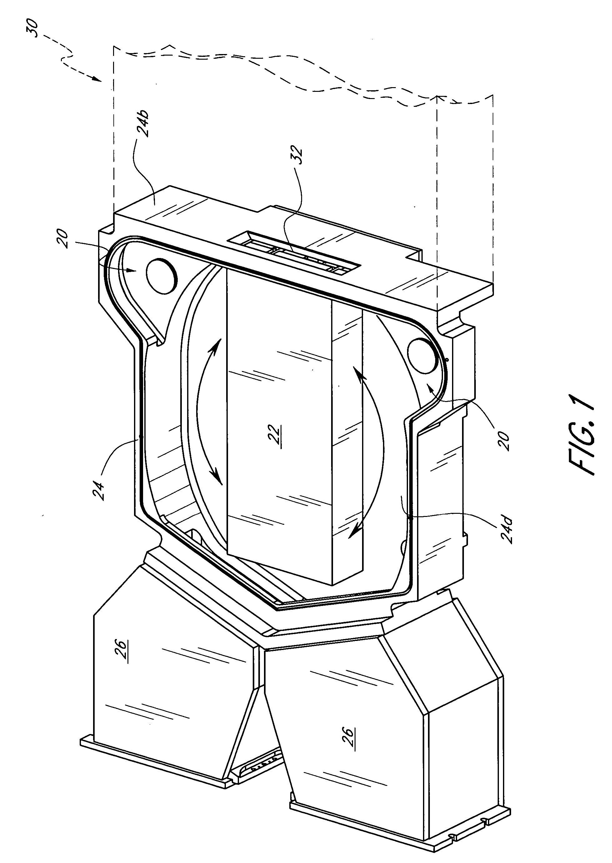 Non-contact cool-down station for wafers