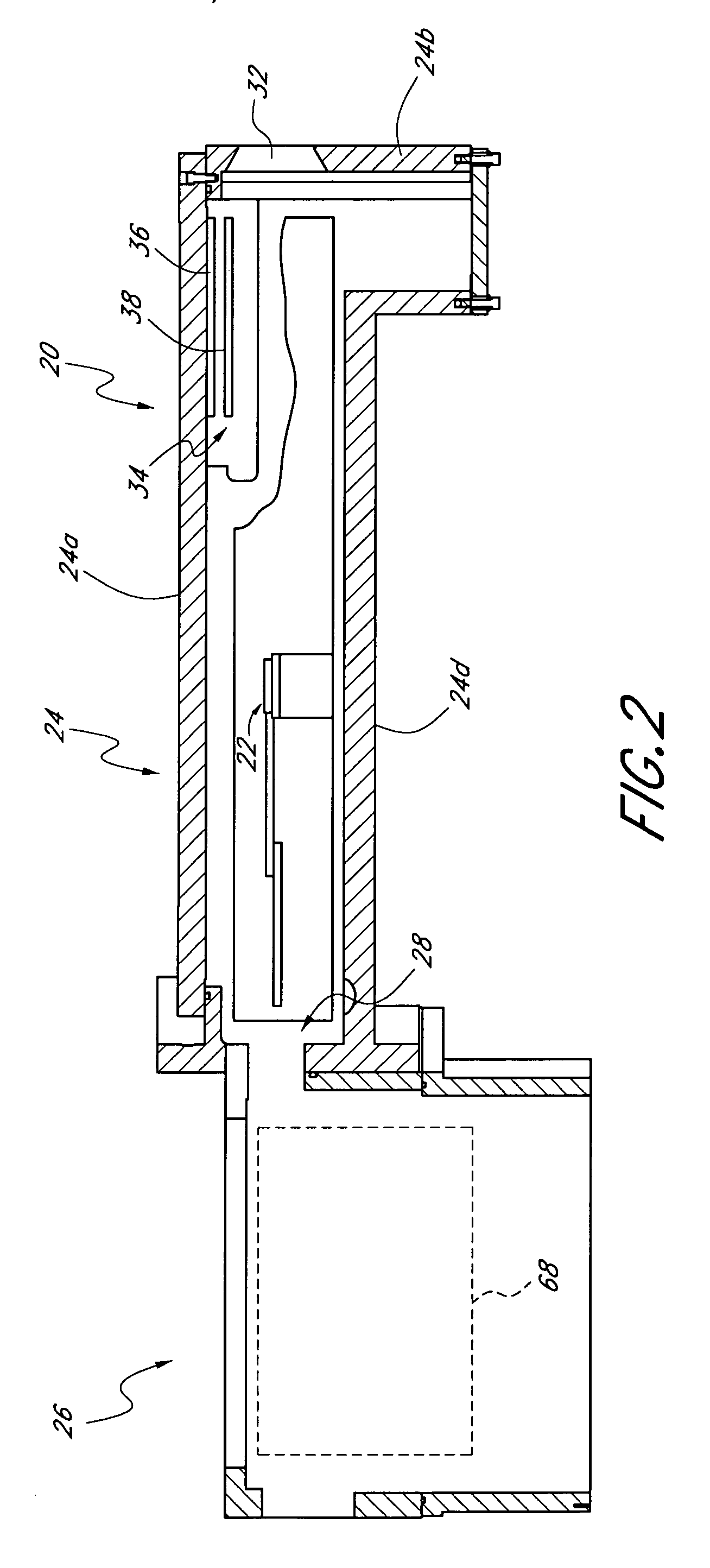 Non-contact cool-down station for wafers