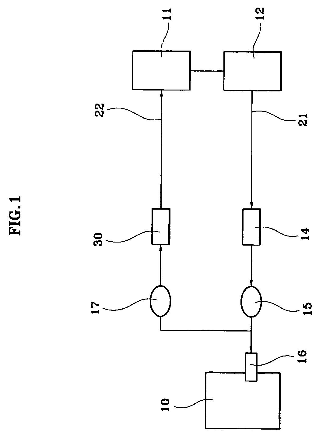 Fuel drain structure in fuel line