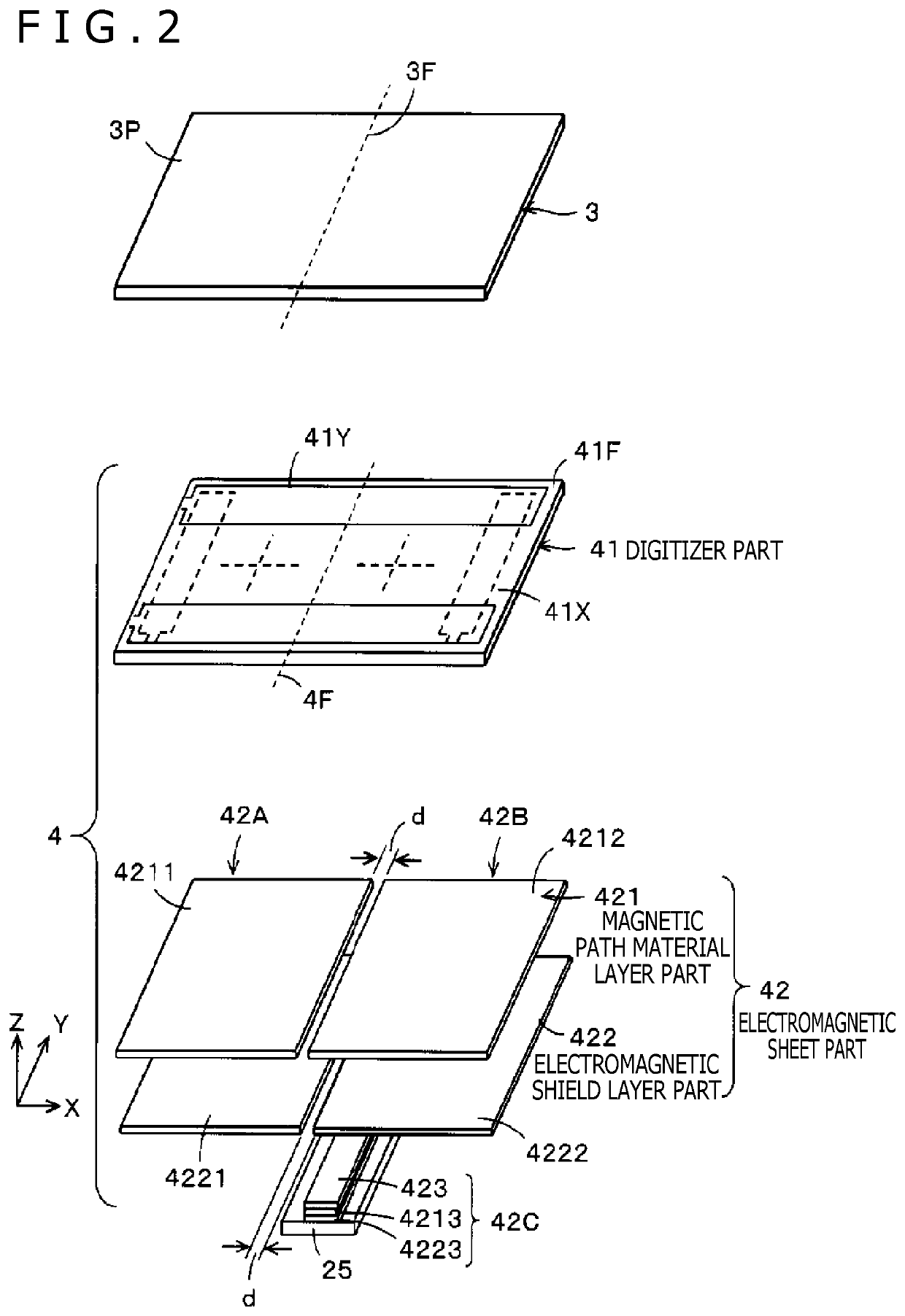 Position detection sensor and input apparatus