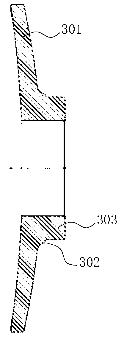 Flexible supporting structure for space camera reflector