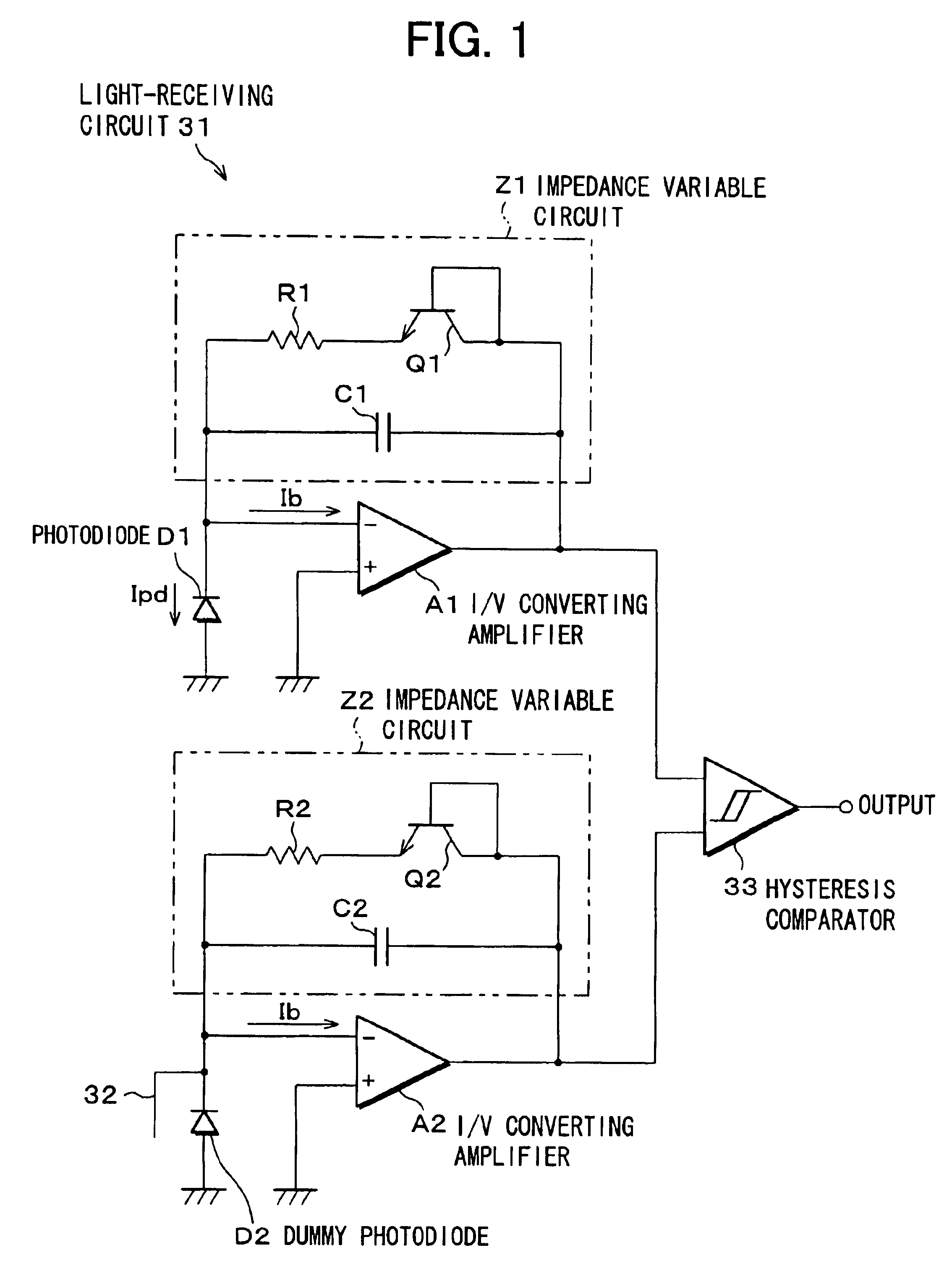 Optical coupling device and light-receiving circuit of same