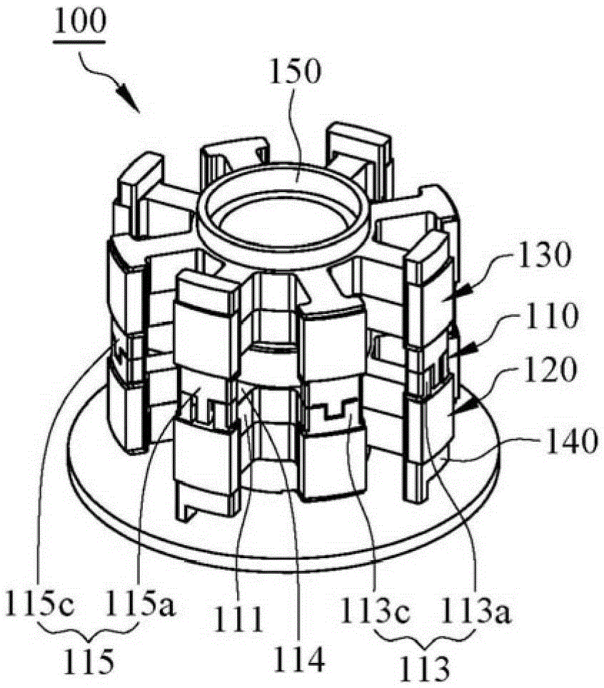 Stackable Magnetic Permeable Structure