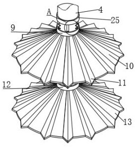 Particle screening device for mechanical production