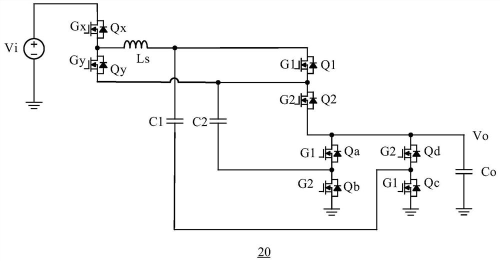 Hybrid power converter and control method thereof