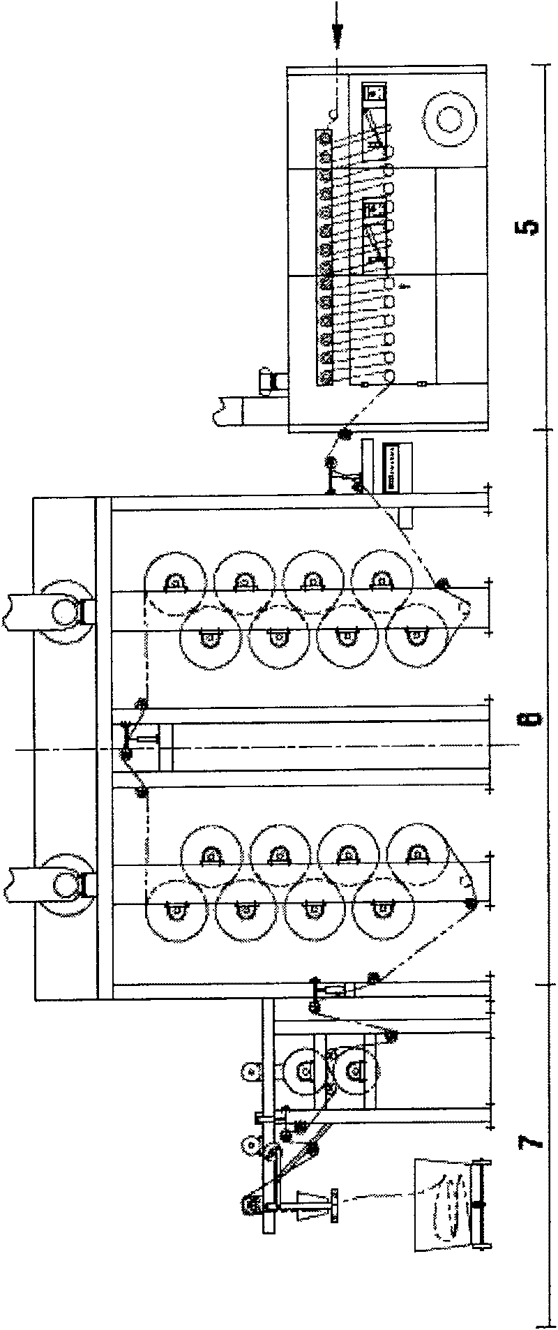 Continuous pigment dyeing pad dyer