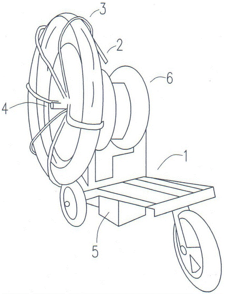 Device for realizing penetration of cable in pipe