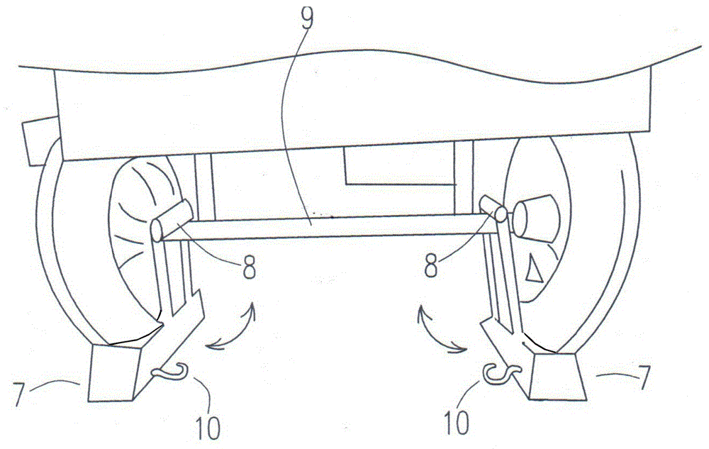 Device for realizing penetration of cable in pipe