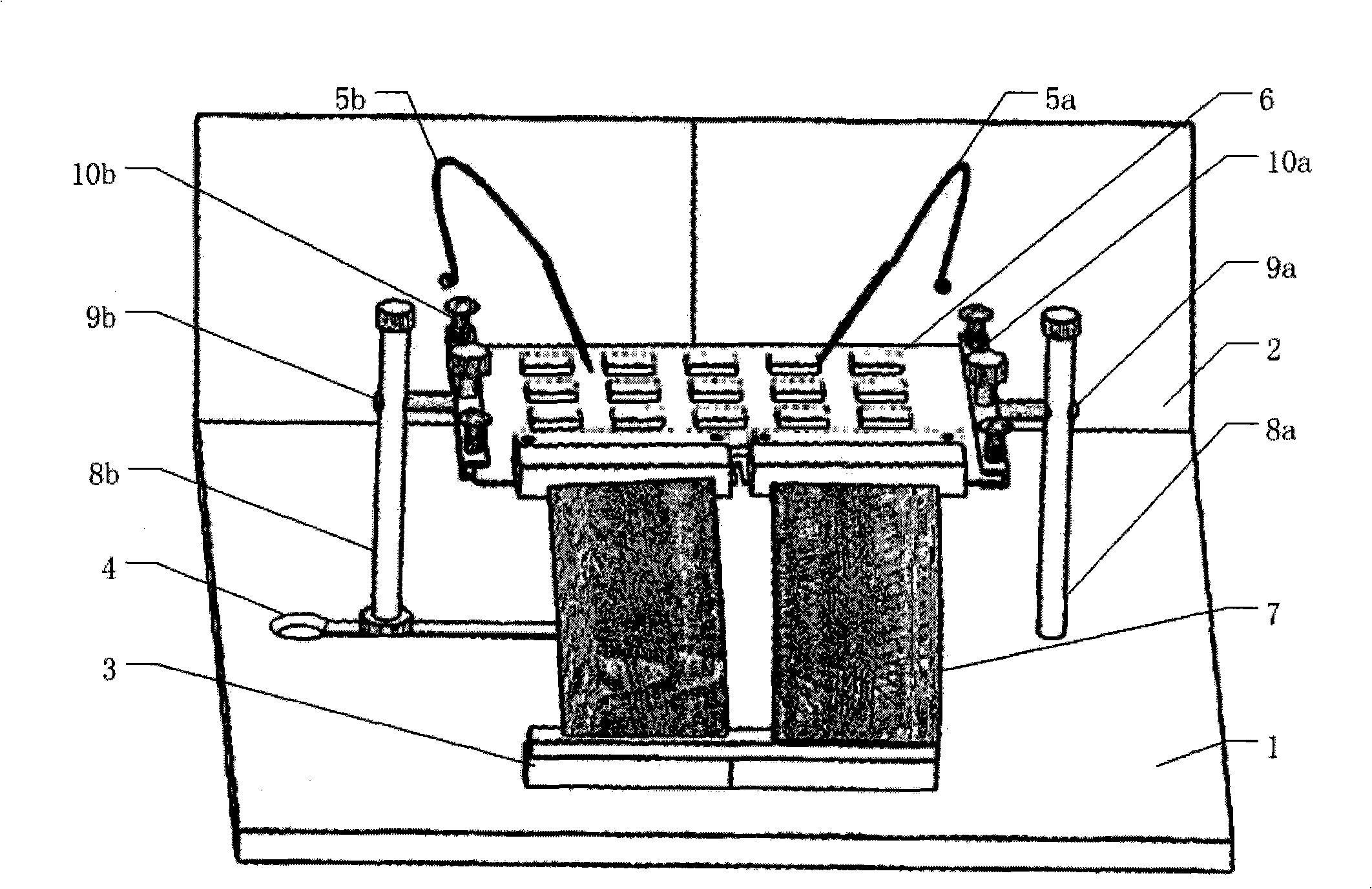 Rotary type flexible circuit board testing jig