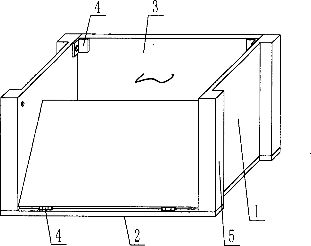 Forming die for component of die body