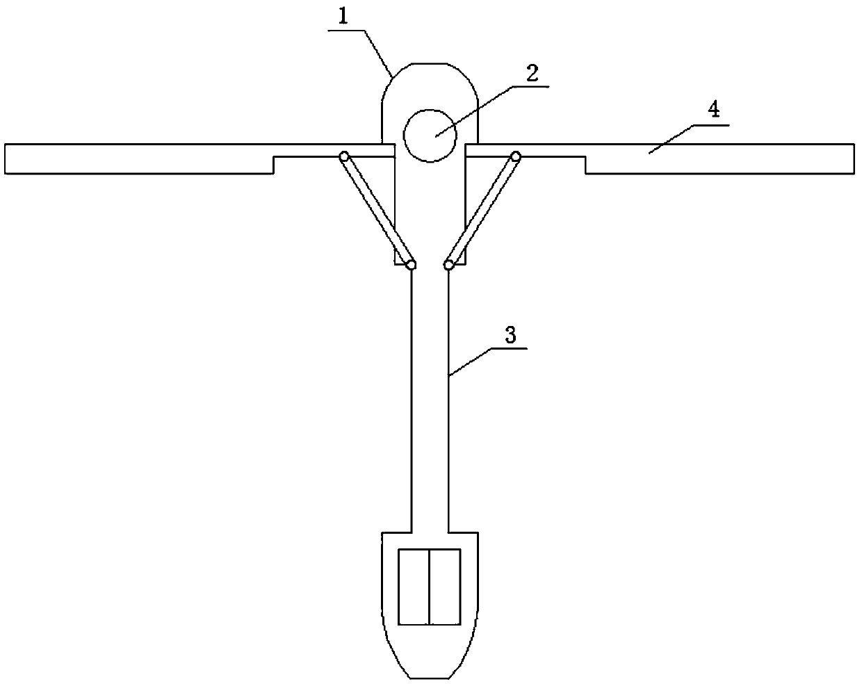 Offshore working ship with variable balance wing