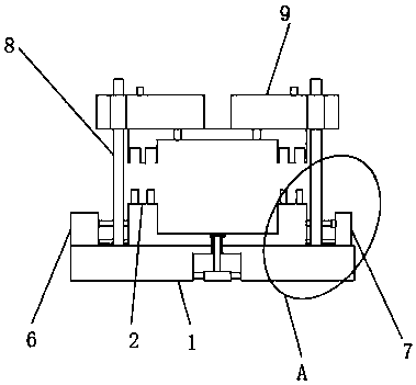 Efficient cooling type plastic mold