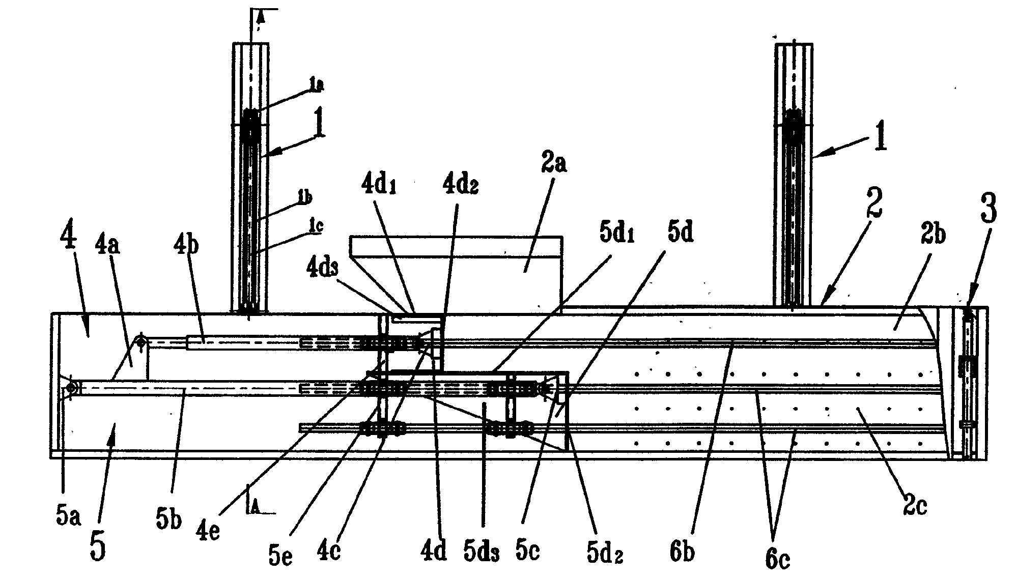 Lifting garbage compressor