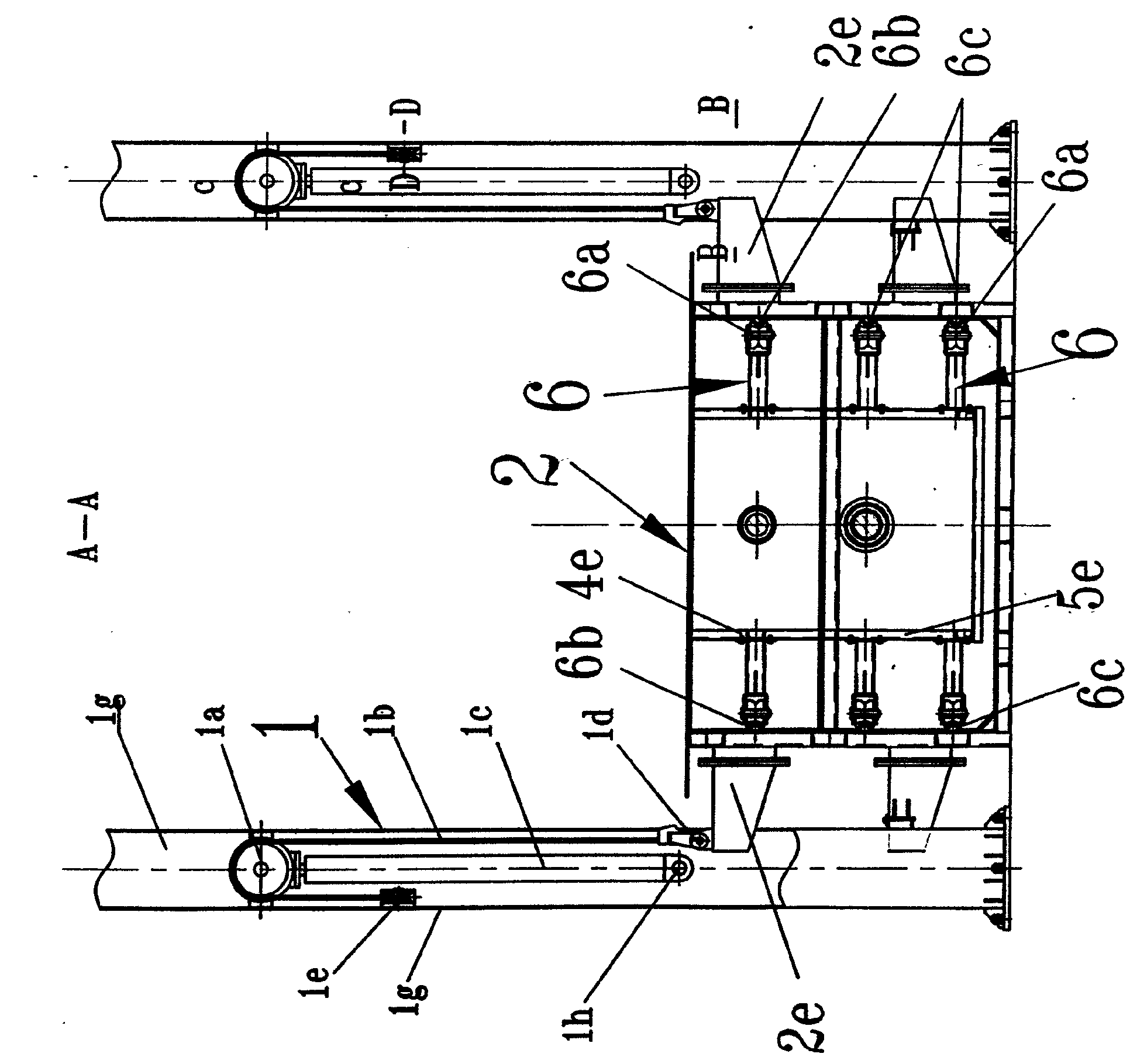 Lifting garbage compressor