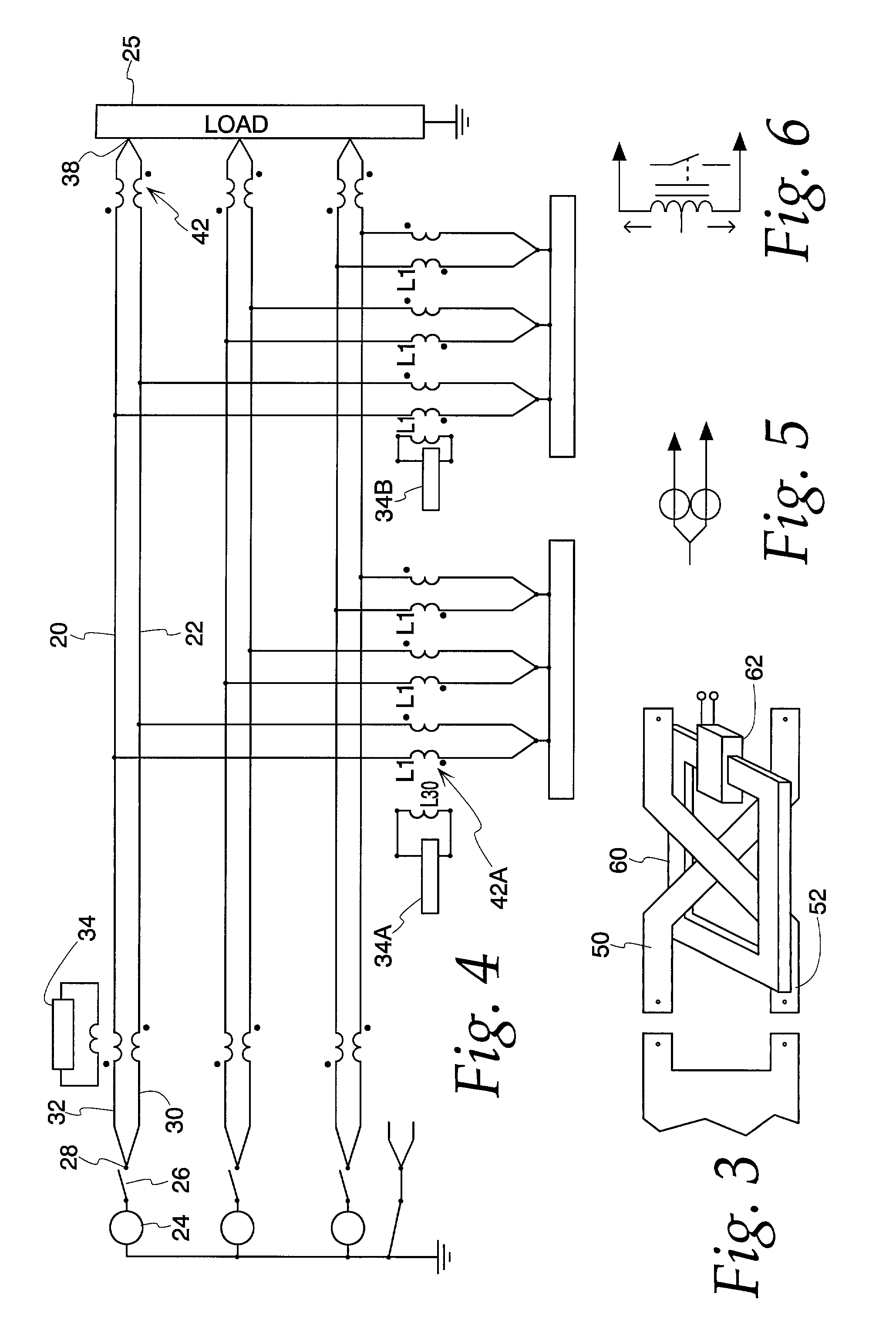 Detection of arcing faults using bifurcated wiring system