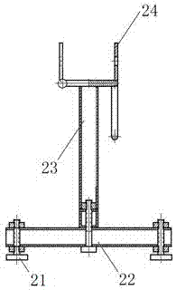 A gun level parallel correction device