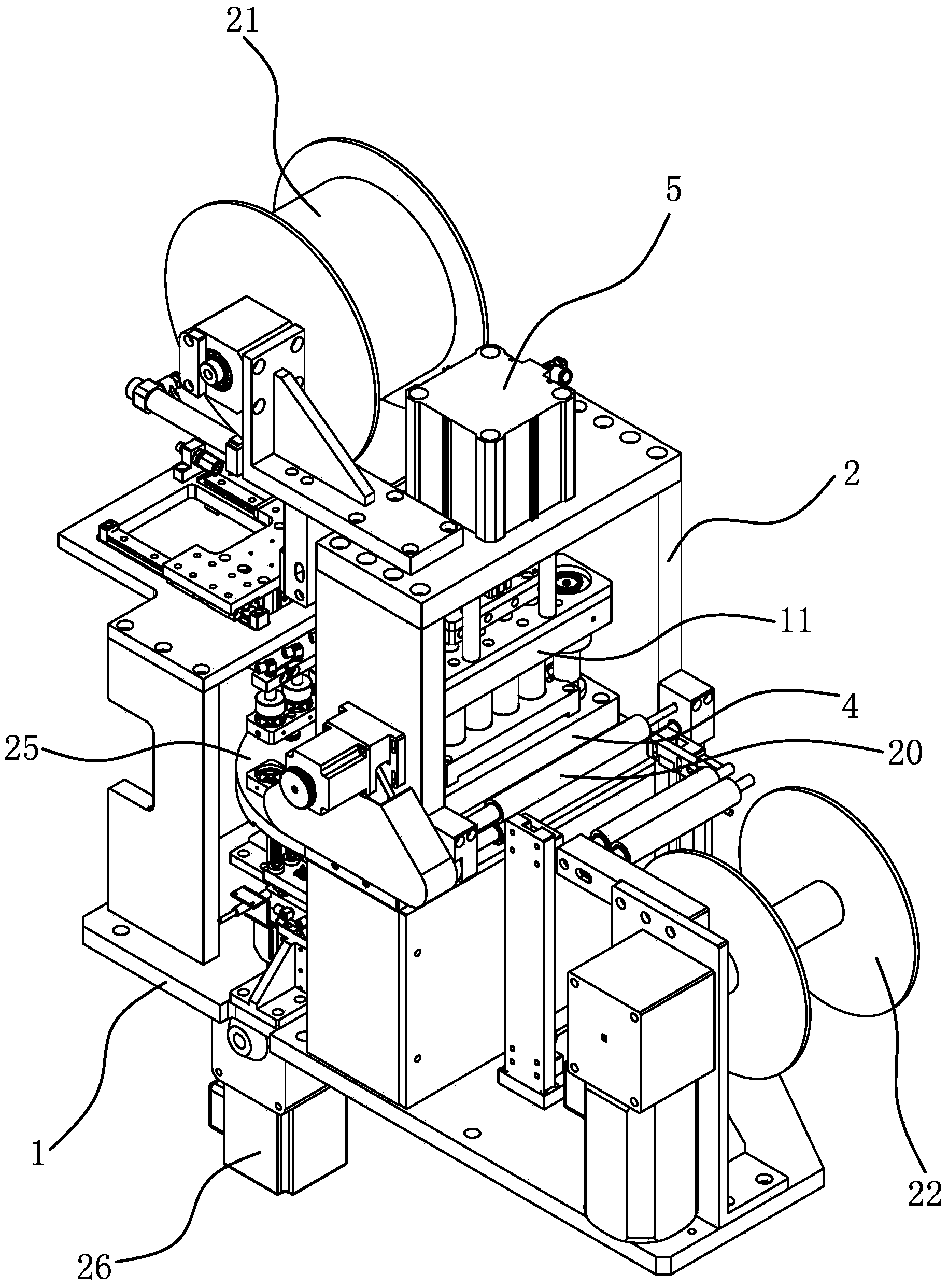 Punching device for medical precision filtering membrane