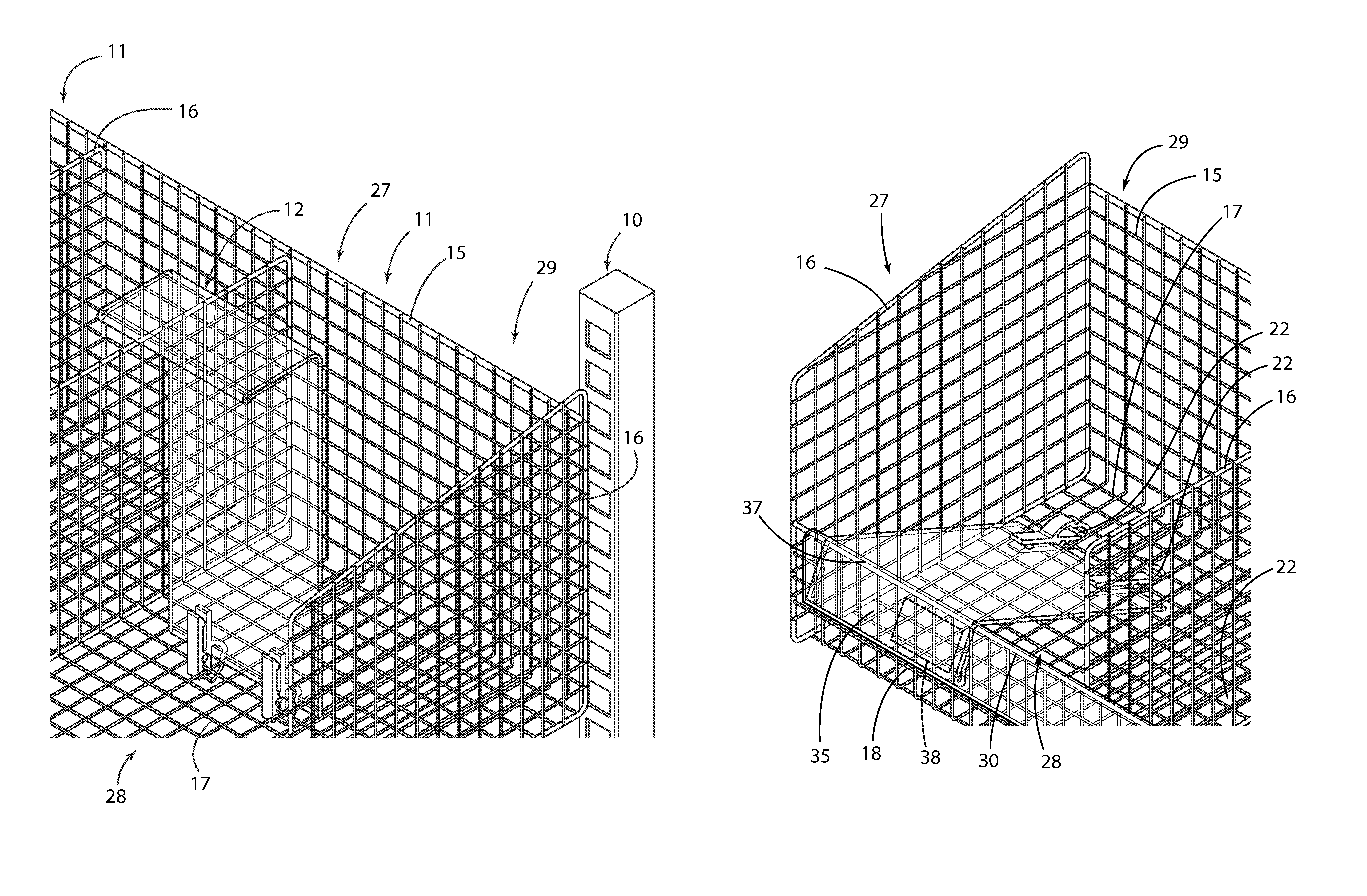 Inventory system for wire shelves