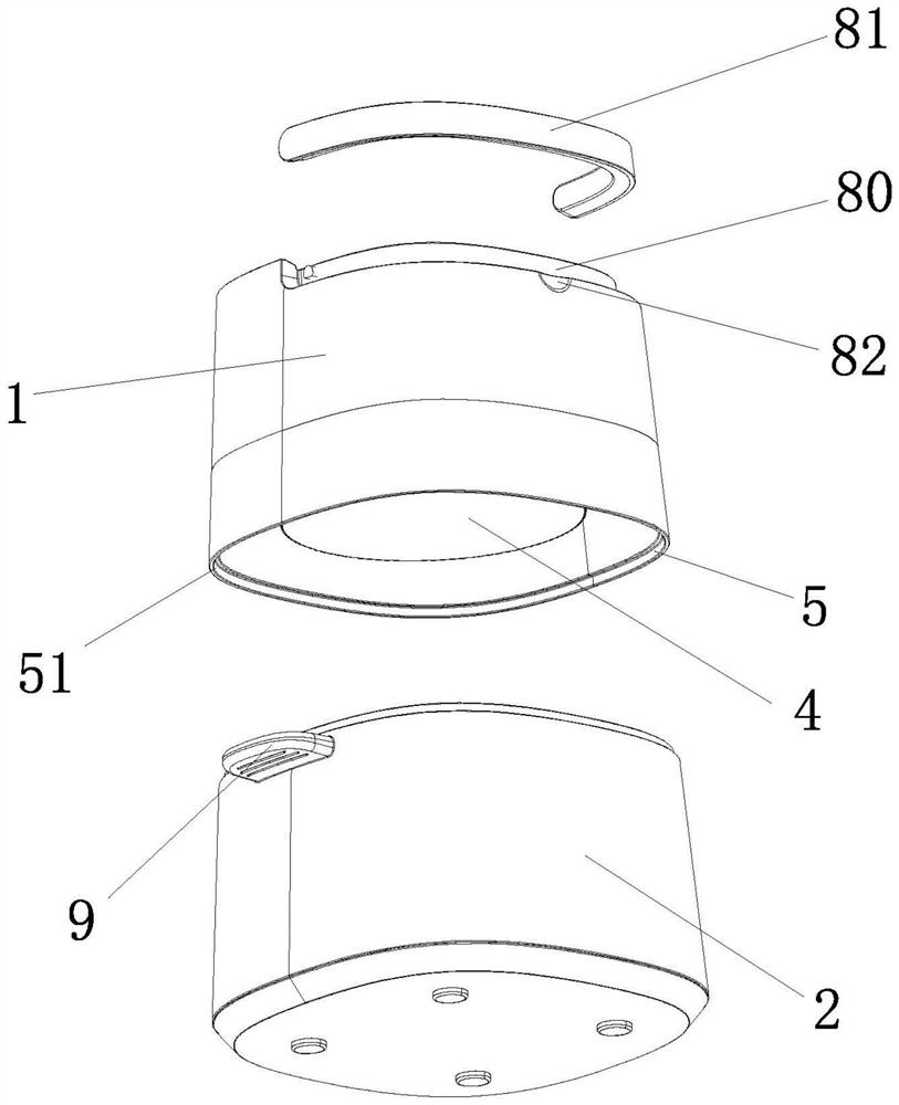 Split type visual air fryer