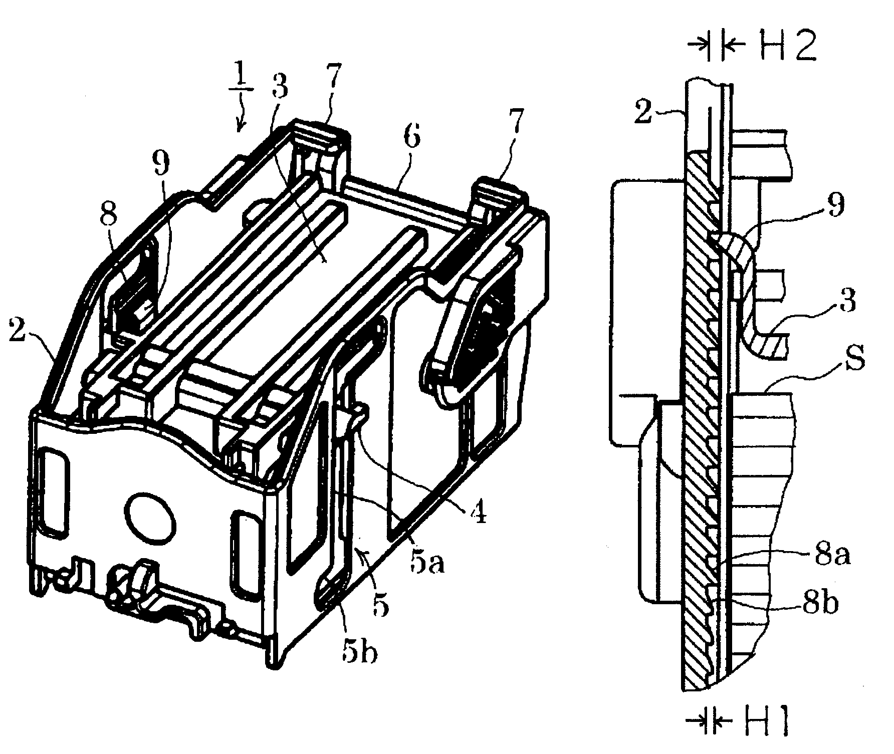 Staple container for electric stapler