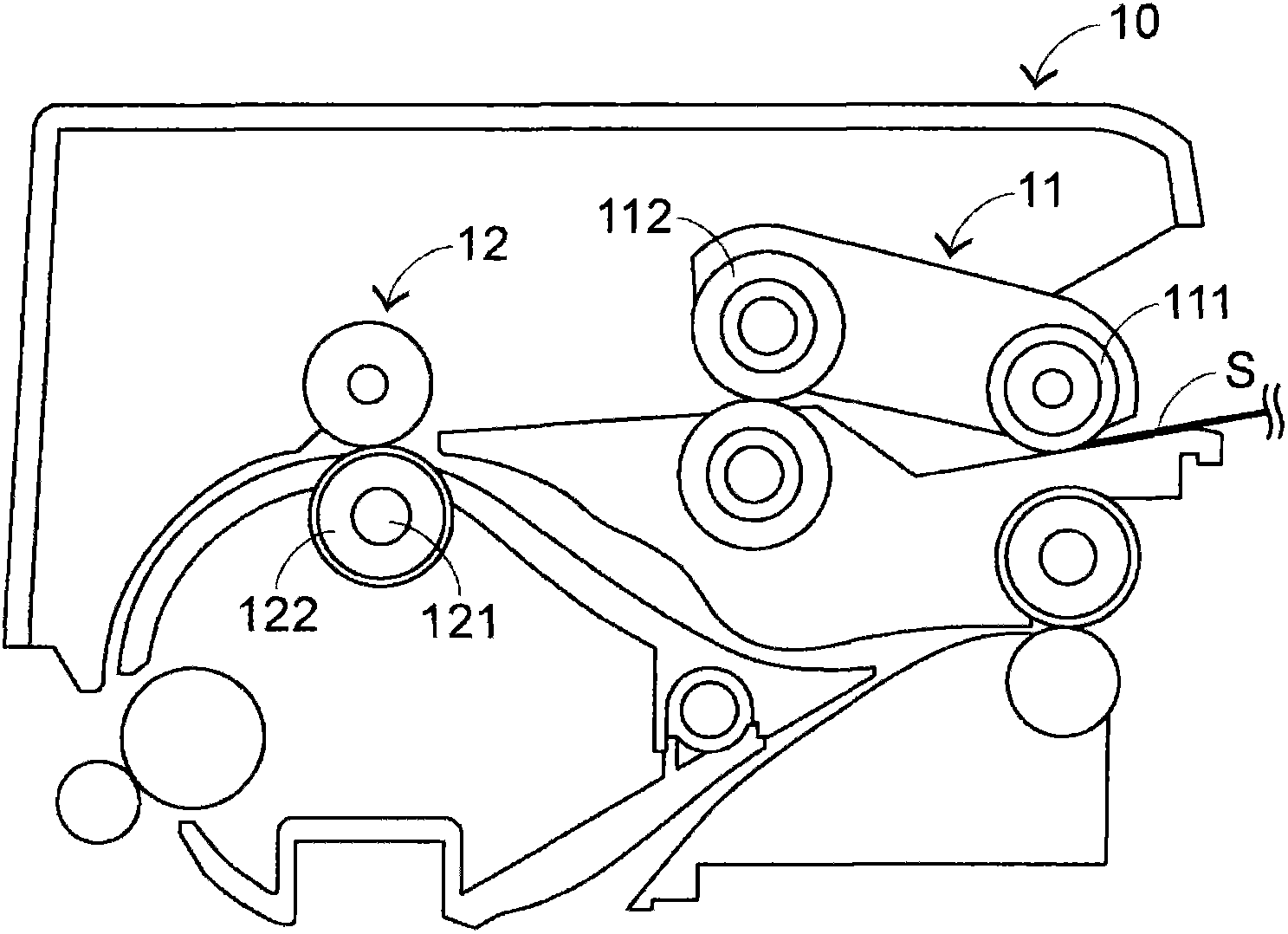 Automatic paper advance device