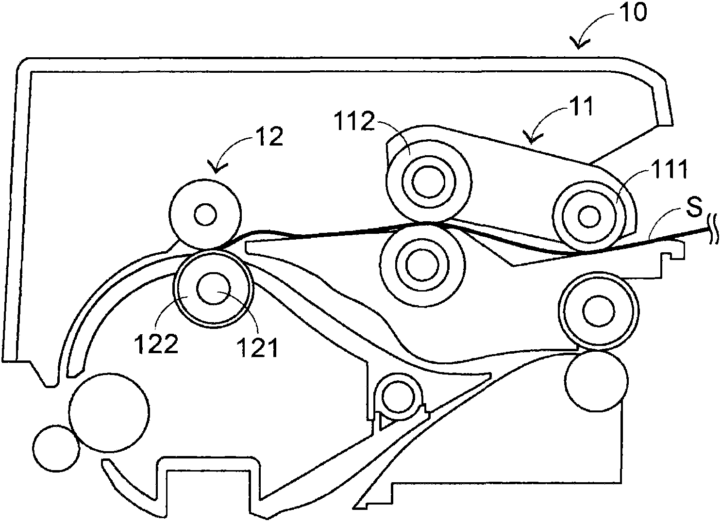 Automatic paper advance device