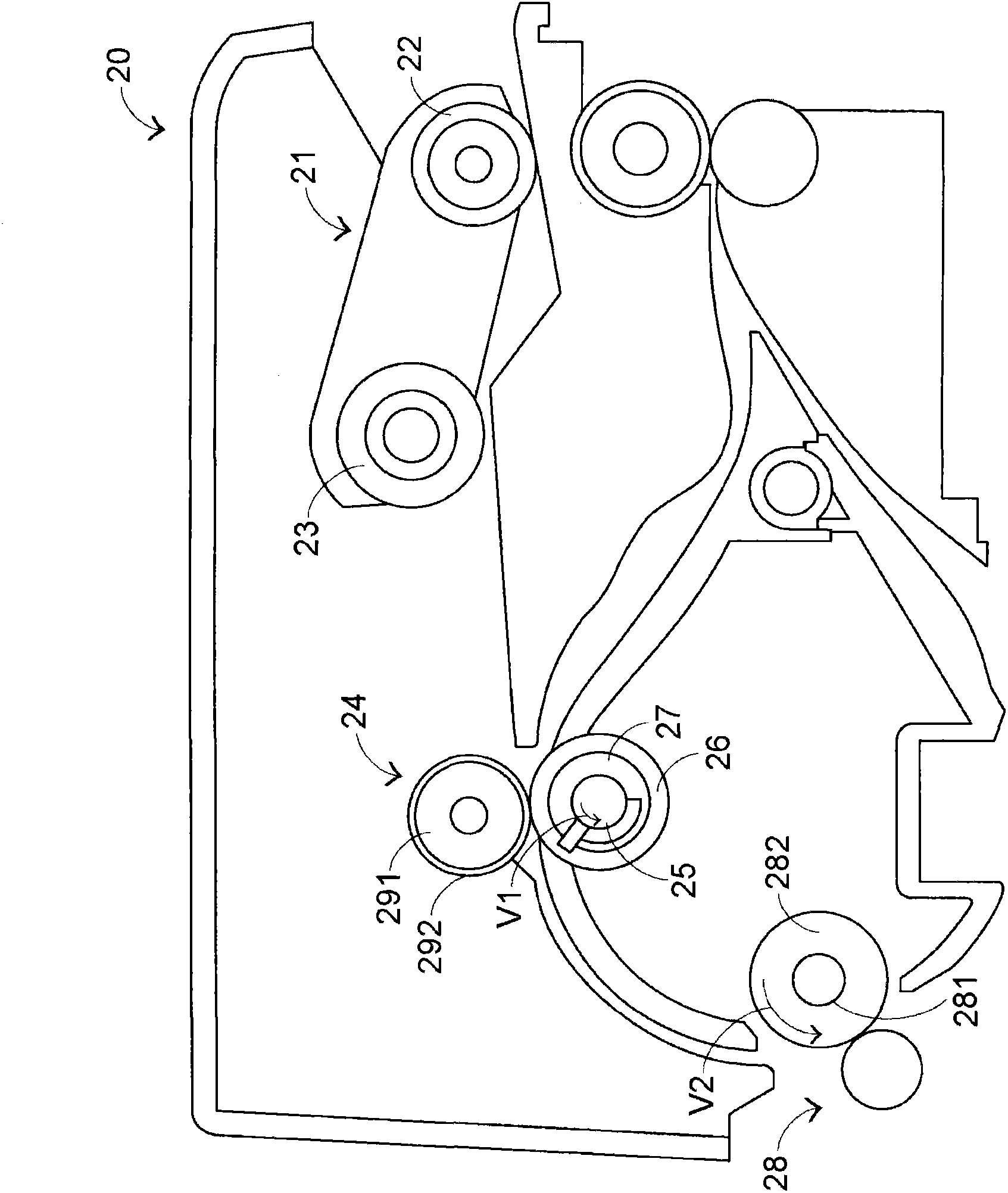 Automatic paper advance device