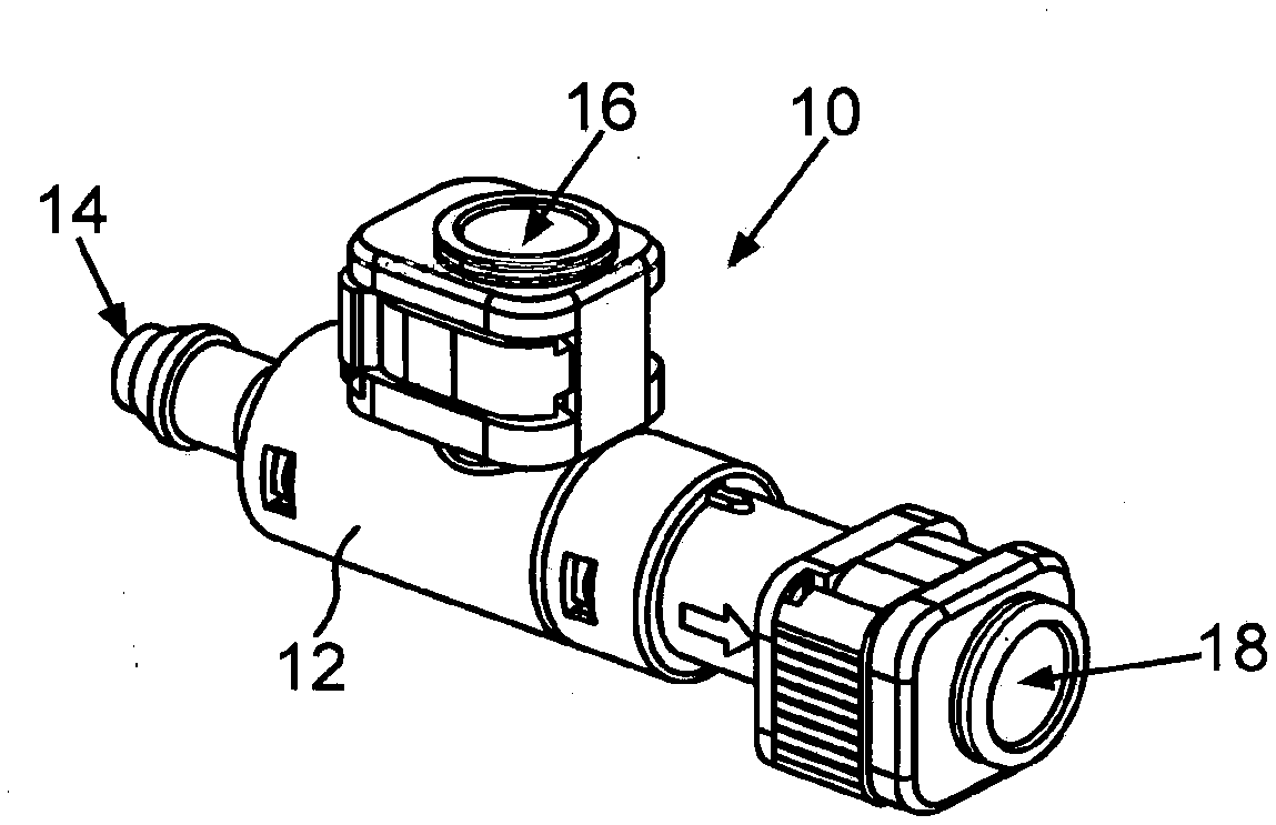 Valve and cleaning device for a motor vehicle