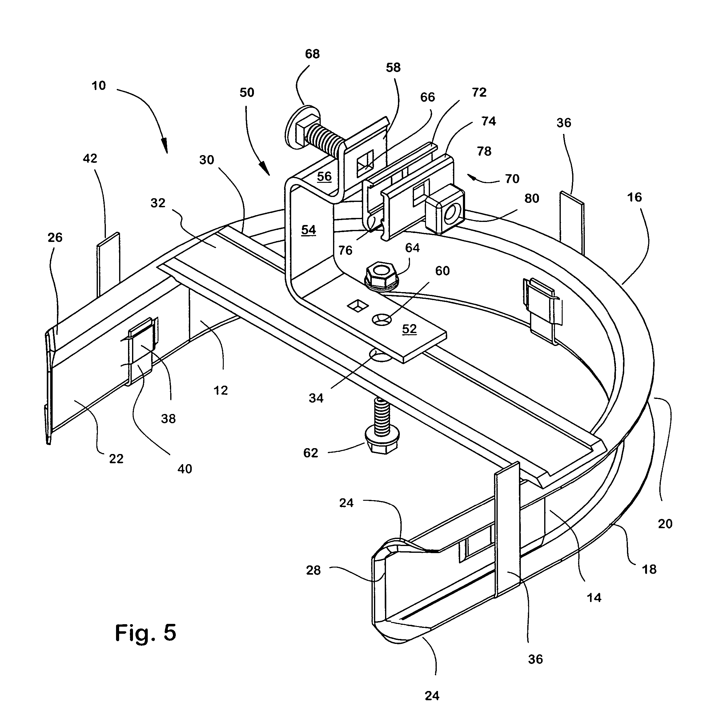 Support fixture and method for supporting subscriber specific fiber optic drop wire