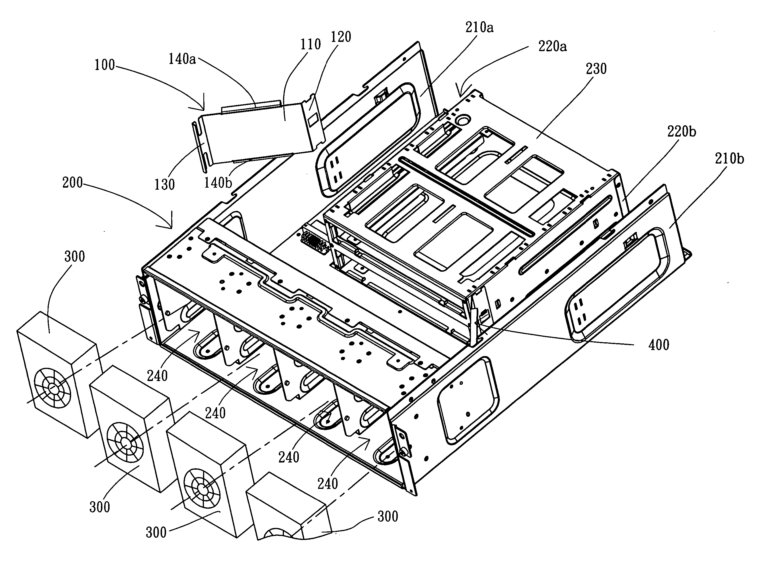 Electronic product having airflow-guiding device